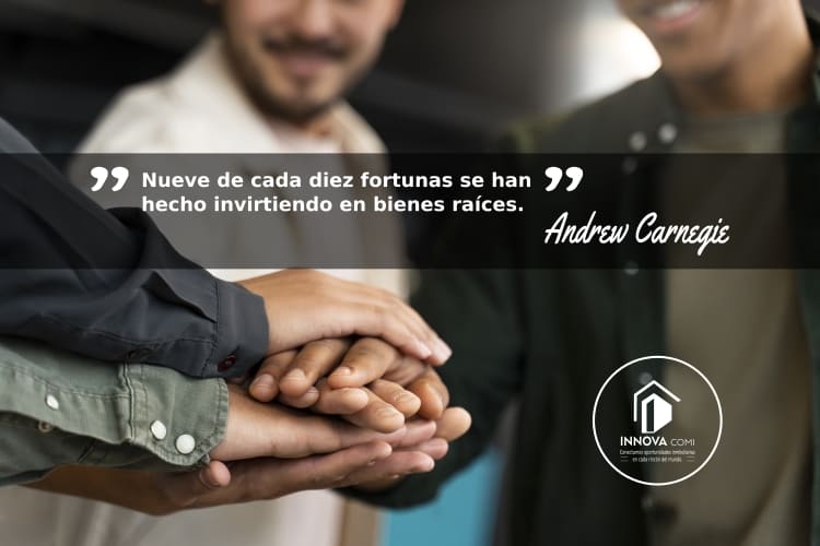 Manos unidas, inversión en bienes raíces.